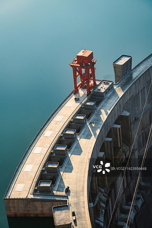 白鹤滩水电站图片素材