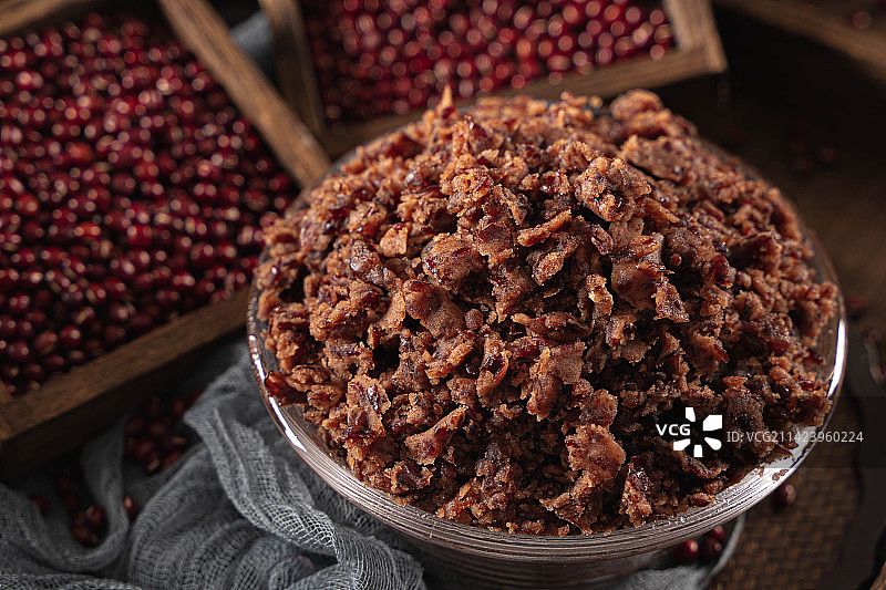 红豆沙馅料图片素材