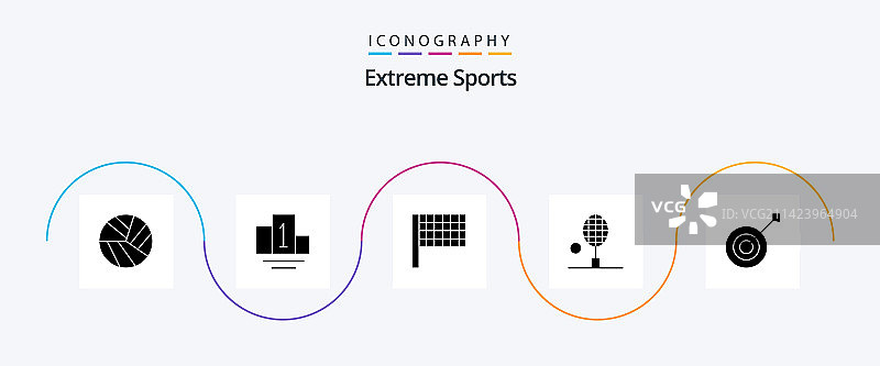 运动奖杯球拍标志图标包图片素材