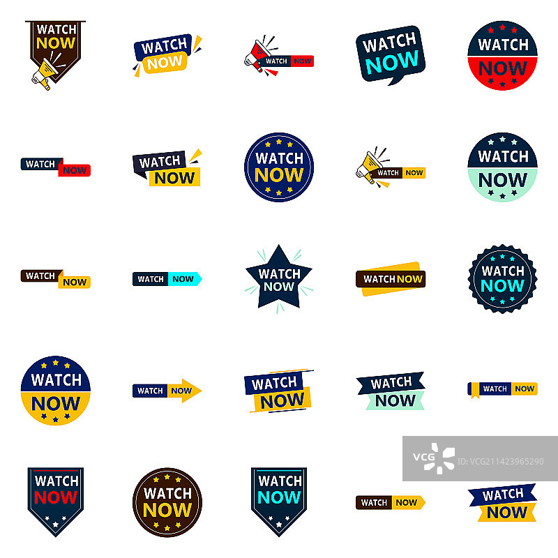 25个引人注目的立即观看banner图片素材