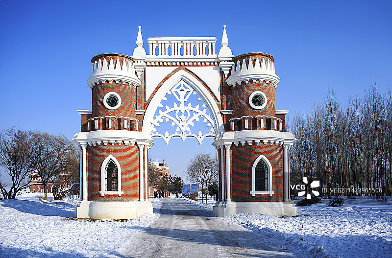 哈尔滨伏尔加庄园欧式建筑图片素材