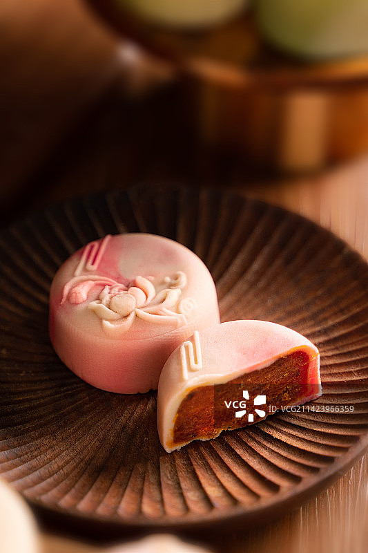 桃山皮月饼图片素材