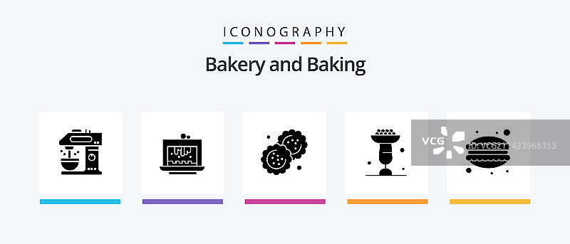 烘焙图标集（含纸杯蛋糕）图片素材