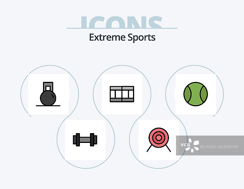 运动线条填充图标包5图标设计图片素材