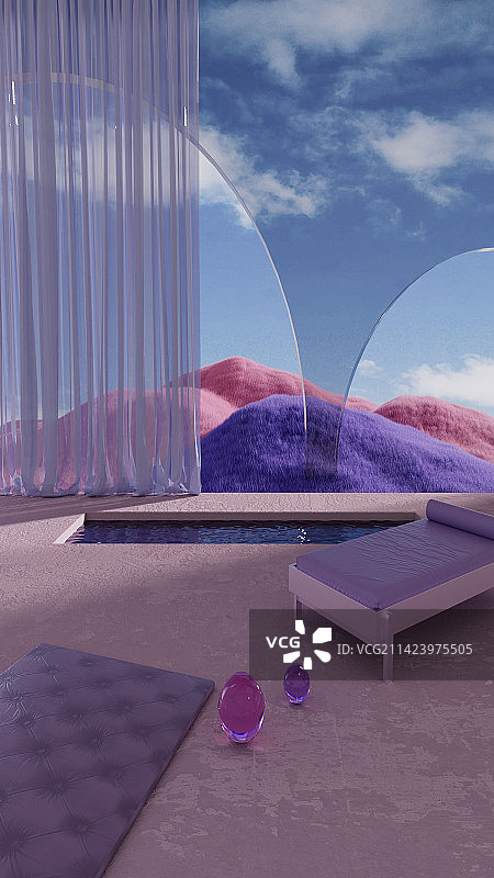 iDSTORE-三维渲染室内家居场景电商展示背景数字场景图片素材