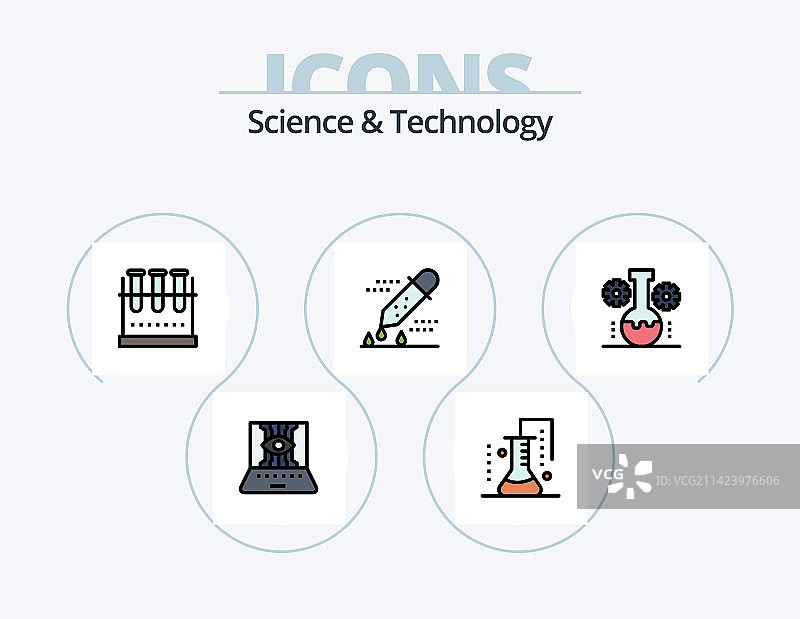 科技线性填充图标包5图片素材