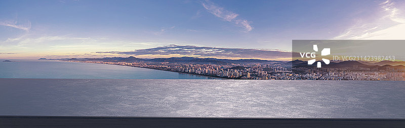 城市天台图片素材