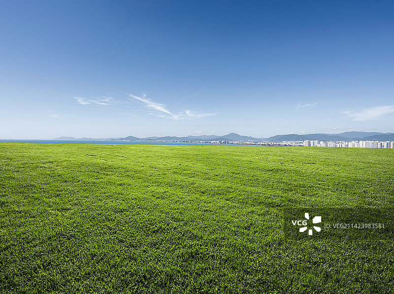 城市草地图片素材