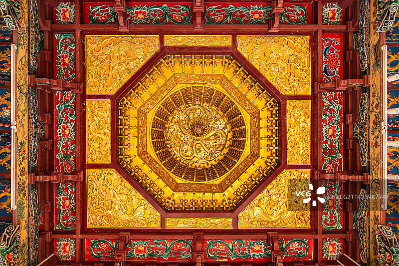 中国广东省梅州市梅县区畲江镇径义村莲花寺图片素材