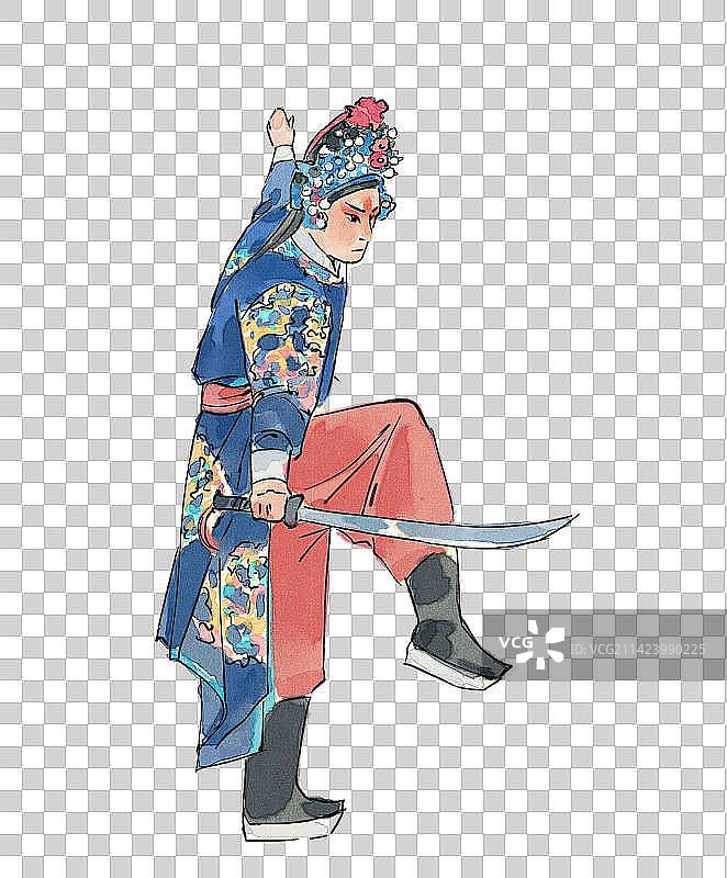 一位京剧武生图片素材