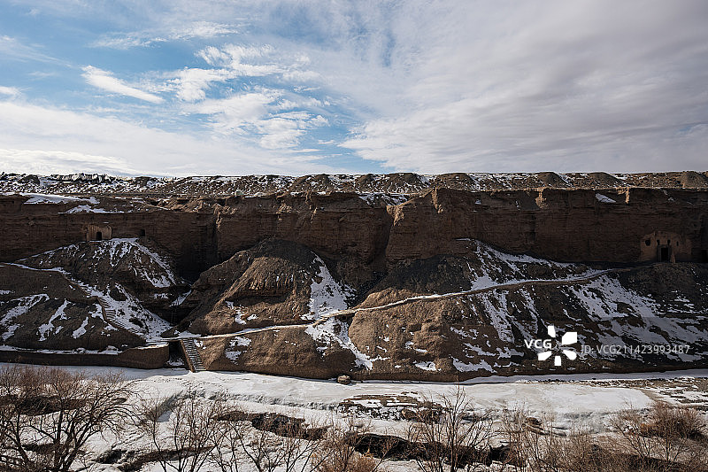 甘肃瓜洲榆林窟图片素材