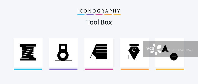 工具字形图标包，含锚点光标图片素材