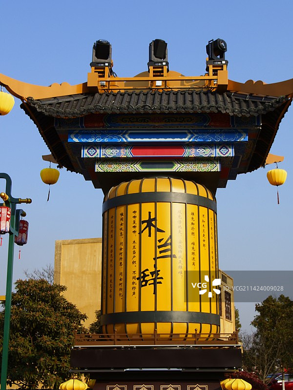 武汉木兰花乡景区风光图片素材