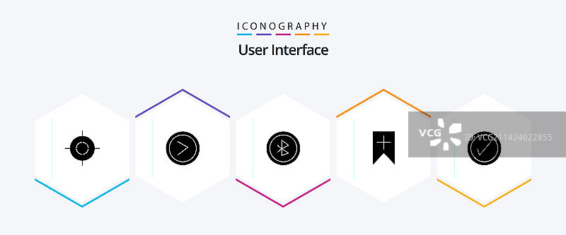 UI字形图标包25个（包含...）图片素材