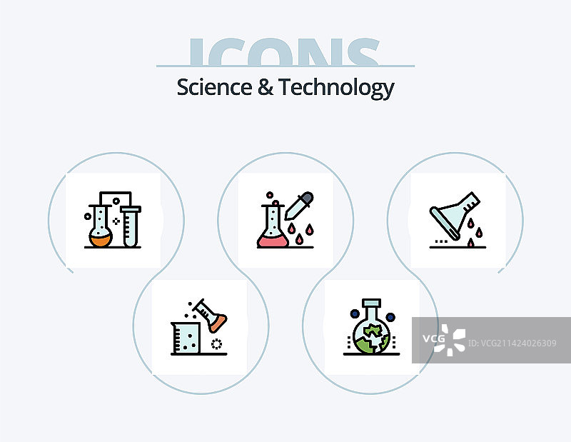 科技线性填充图标包5图片素材