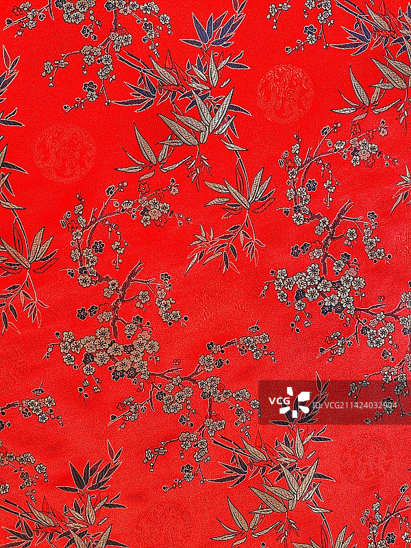 梅竹图纹样图片素材