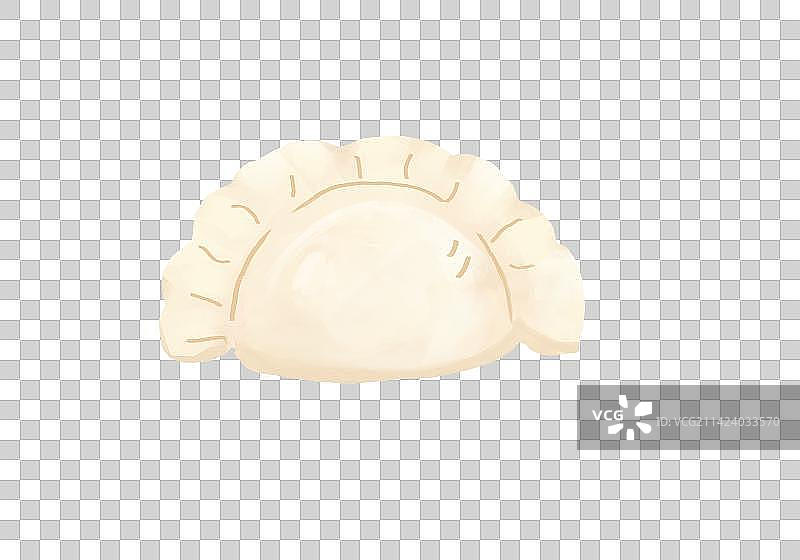 手绘元素插画美食食物传统食品节日饺子图片素材