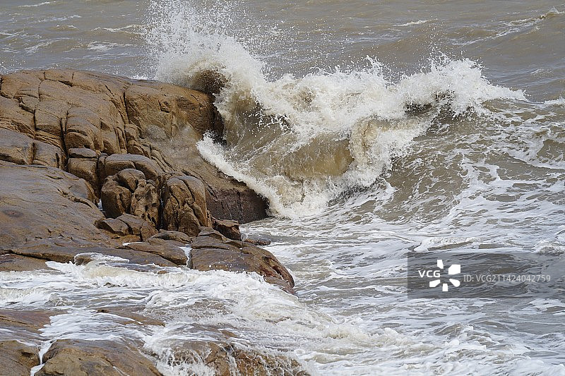 福建海边海浪图片素材