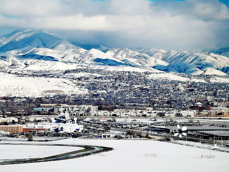 盐湖城一瞥图片素材