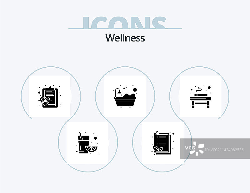 健康标志图标包5图标设计水疗图片素材