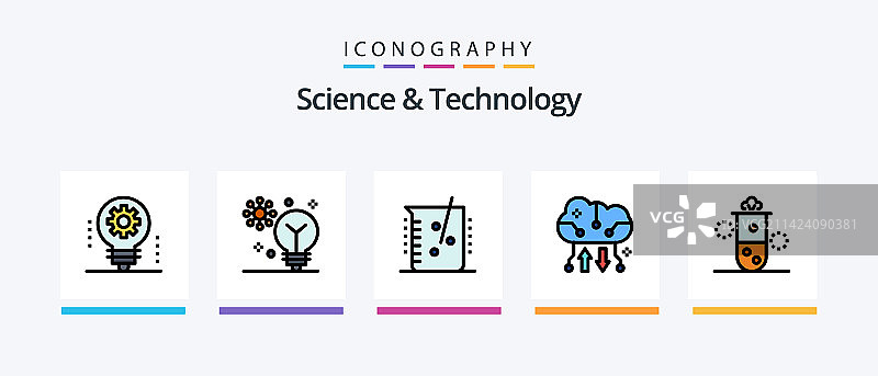 科技线条填充5图标包图片素材