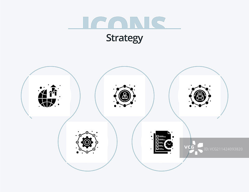 策略字形图标包5图标设计联盟图片素材