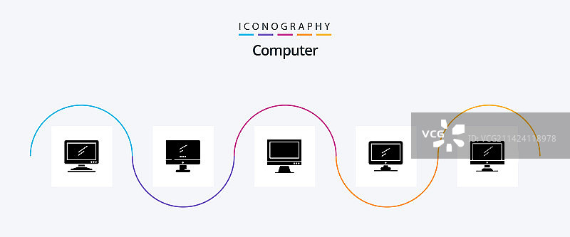 电脑符号5图标包图片素材