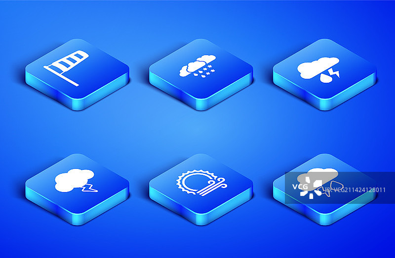 多云雨闪电圆锥素材图片素材