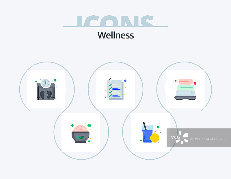 健康扁平图标包5图标设计散热图片素材