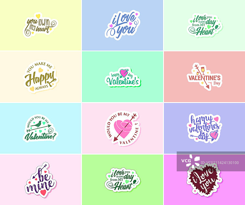 用情人节排版说我爱你图片素材