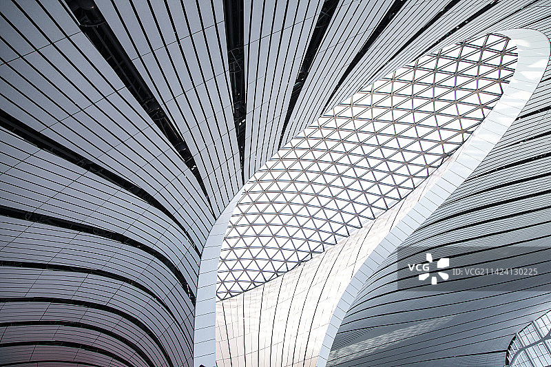 北京大兴国际机场屋顶图片素材