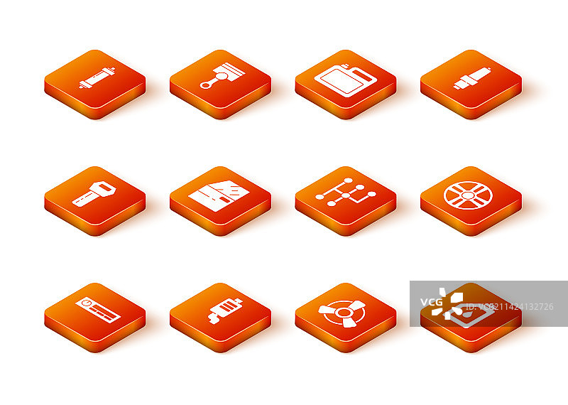 汽车音响、消声器与遥控钥匙图片素材