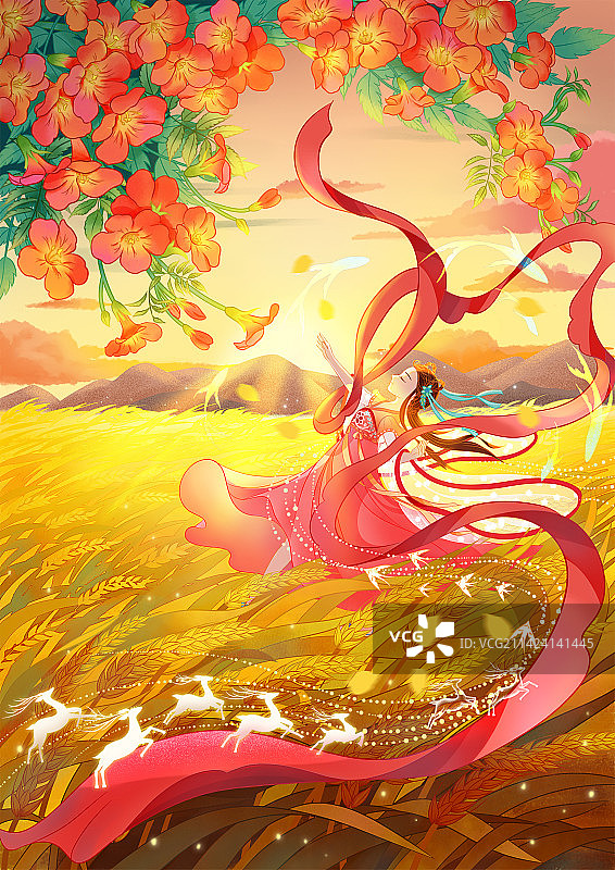 二十四节气芒种图片素材