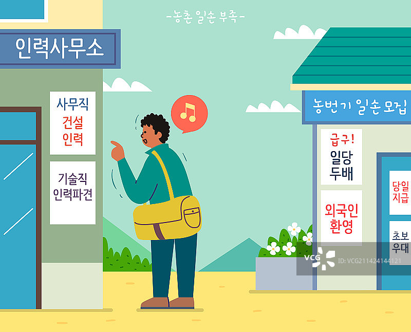 乡村就业景象图片素材