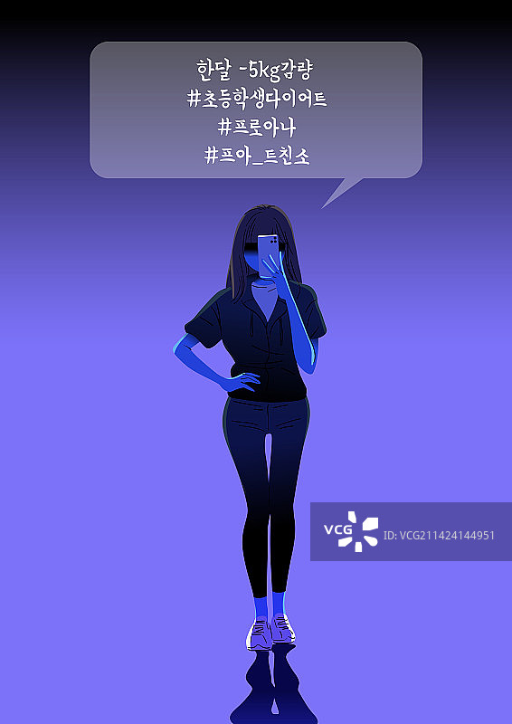 女人，节食，厌食症，饮食失调，苗条，小学生图片素材