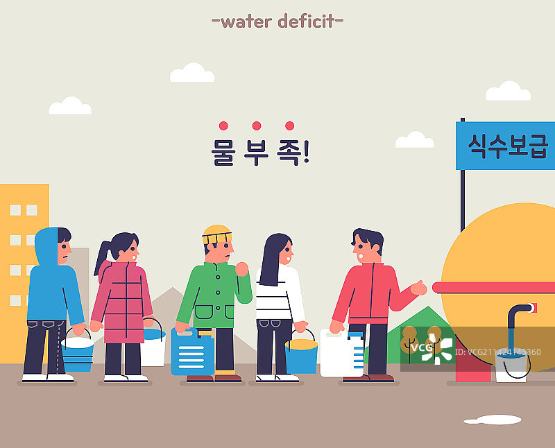 水、干旱、气候变化、自然灾害、排队、饮用水图片素材