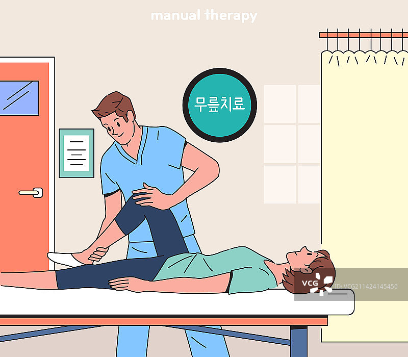 手法治疗、理疗师、患者、物理治疗、拉伸、人体膝盖图片素材