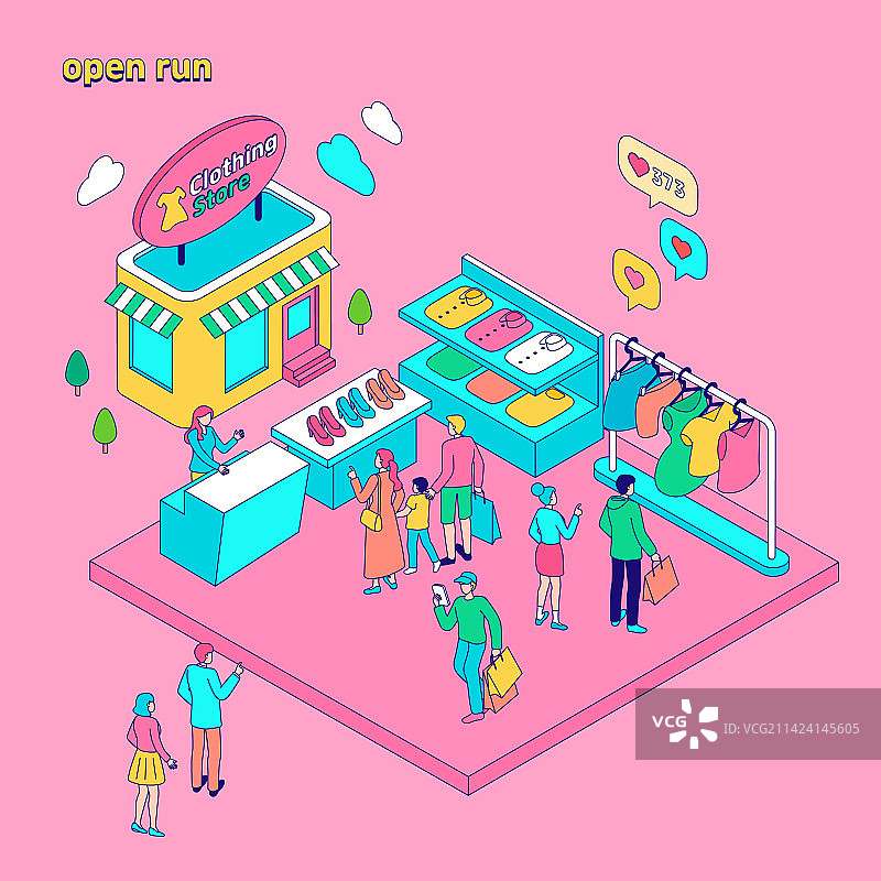 开放式跑步、购物、等待、过量食物、服装店图片素材