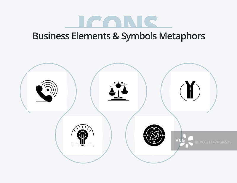 商业元素和符号隐喻图片素材