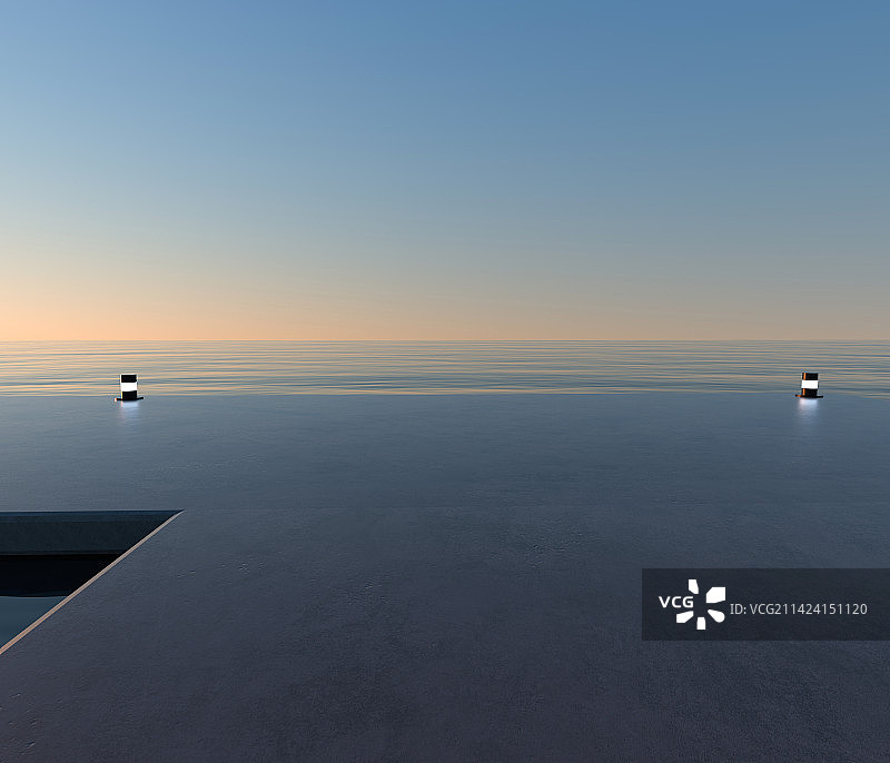 海边停车场图片素材