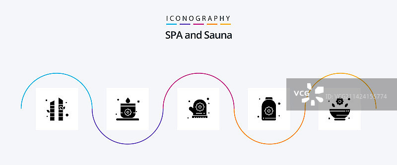 桑拿Glyph 5图标包，包括RX桑拿图片素材
