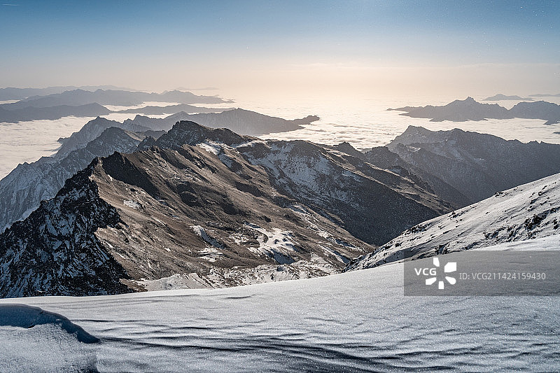 雪山风光图片素材