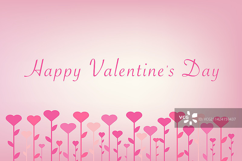 带爱心的情人节背景图片素材