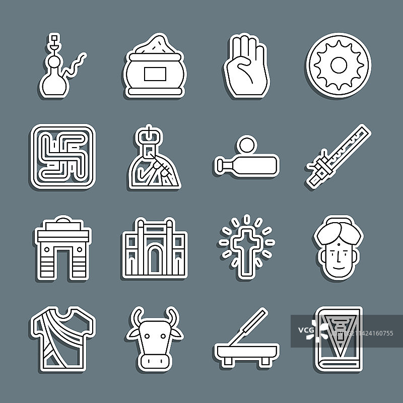 印度宪法日与印度男人图片素材