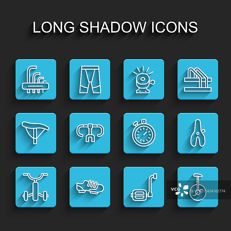 儿童自行车鞋工具内六角扳手组合图片素材