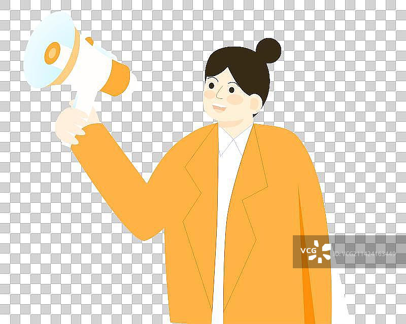 卡通节日职业上班办公室上班族扁平矢量插画免抠元素图片素材