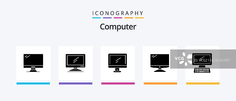 电脑Glyph 5图标包，含键盘图片素材