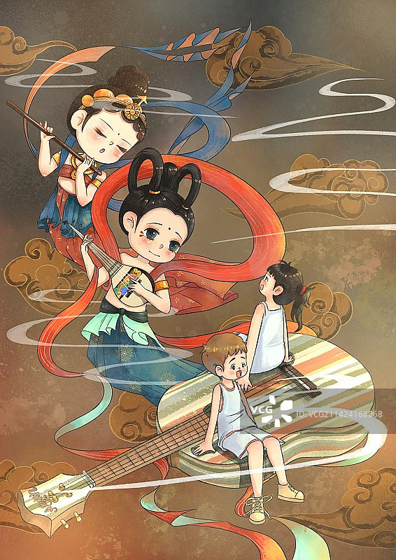 古今对话图片素材