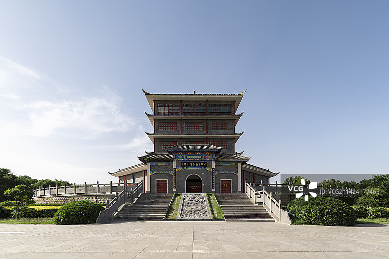 河南温县陈家沟太极拳博物馆景观图片素材