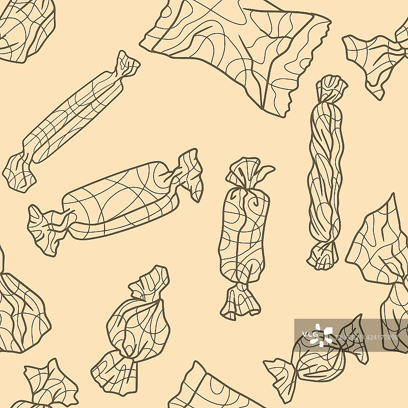 儿童和成人抗压糖果套装图片素材